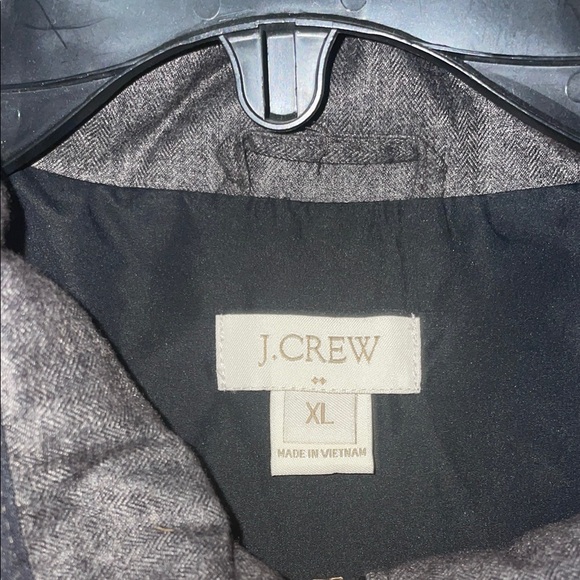 J. Crew Charcoal Quilted Vest - Picture 3 of 4